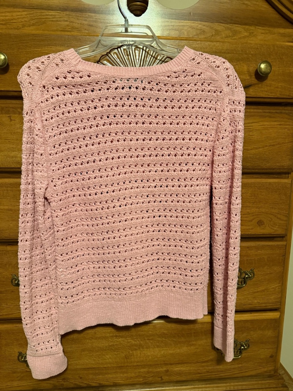 Banana Republic Pink Open-Knit Women's Sweater - Picture 3 of 3